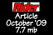 Rider Article Oct. '09